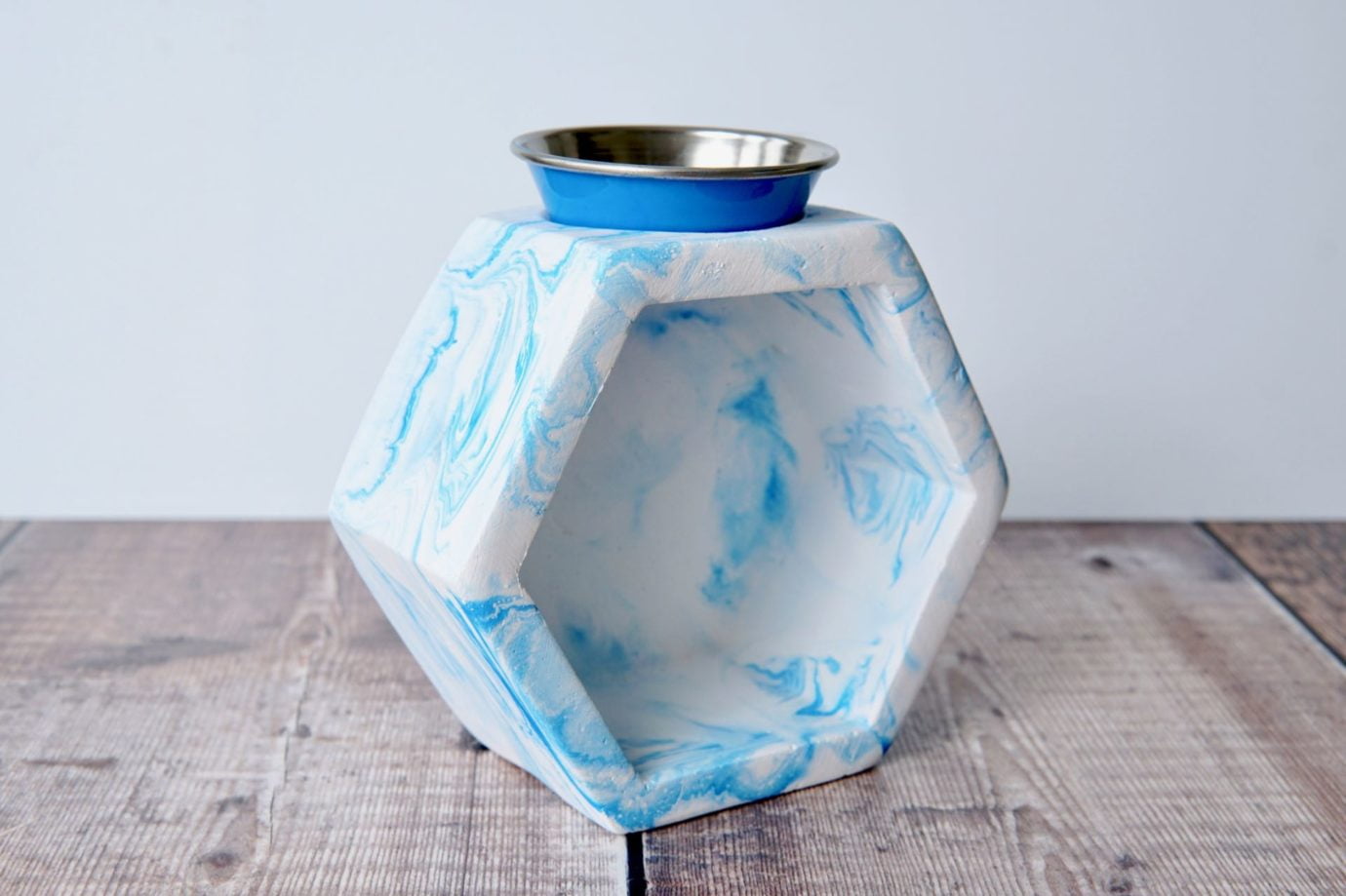 Blue Hexagonal Wax Melter