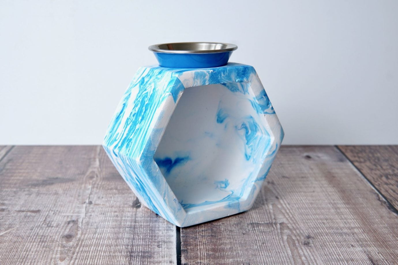 Blue Hexagonal Wax Melter - Image 6