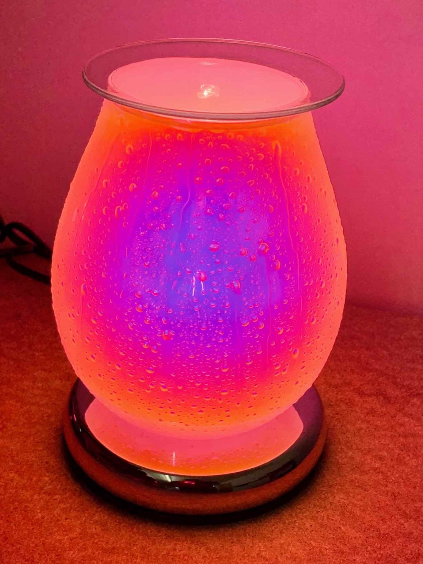 Pink Waterdrop Electric Wax Melter