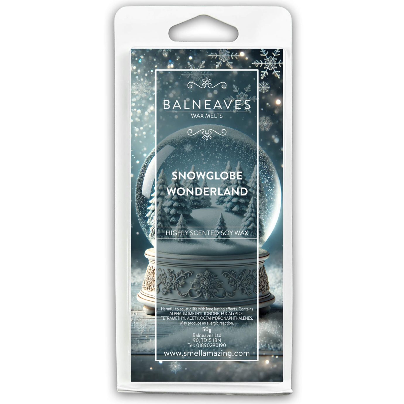 Snowglobe Wonderland Wax Melt Snap Bar